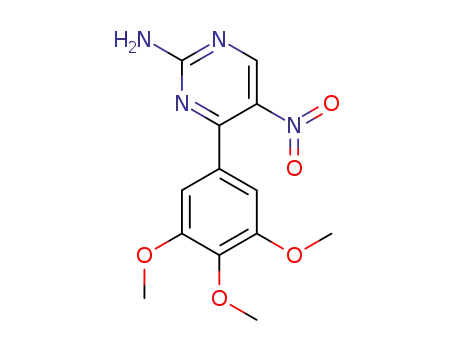 5-nitro-4-(3,4,5-trimethoxyphenyl)pyrimidin-2-amine