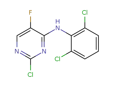 2-chloro-N-(2,6-dichlorophenyl)-5-fluoropyrimidin-4-amine