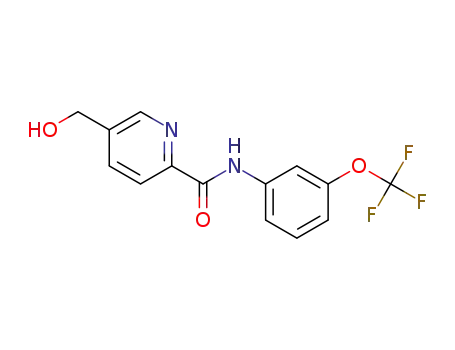 5-(hydroxymethyl)-N-(3-(trifluoromethoxy)phenyl)picolinamide