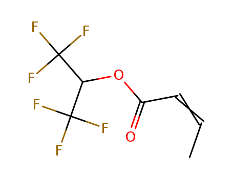 2-Butenoic acid,2,2,2-trifluoro-1-(trifluoromethyl)ethyl ester