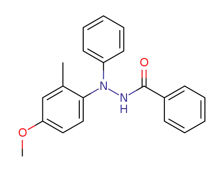 Molecular Structure of 1374227-72-1 (N'-(4-methoxy-2-methylphenyl)-N'-phenylbenzohydrazide)