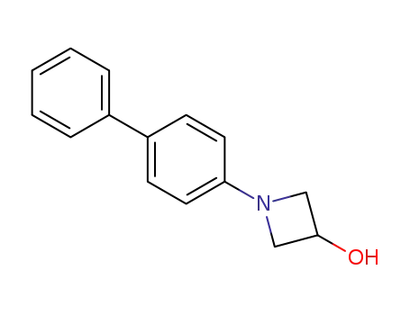Molecular Structure of 1380499-22-8 (1-biphenyl-4-yl-3-hydroxylcyclobutylamine)