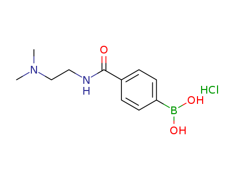 (4-((2-(Dimethylamino)ethyl)carbamoyl)phenyl)boronicacidhydrochloride