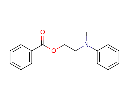 Molecular Structure of 20322-87-6 (2-(methyl(phenyl)amino)ethyl benzoate)