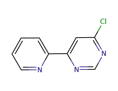 Molecular Structure of 284050-18-6 (4-Chloro-6-pyridin-2-yl-pyrimidine)