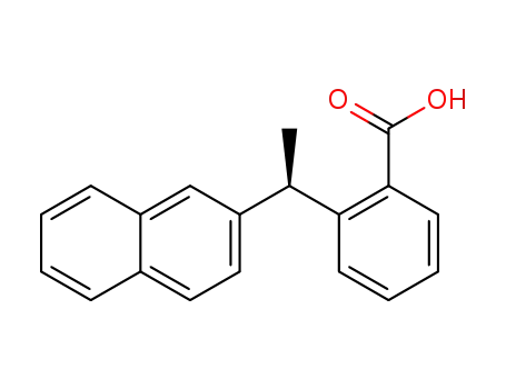 Molecular Structure of 904236-46-0 (2-[1-(2-NAPHTHYL)ETHYL]BENZOIC ACID)