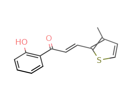 Molecular Structure of 477528-91-9 (2-Propen-1-one, 1-(2-hydroxyphenyl)-3-(3-methyl-2-thienyl)-, (2E)-)