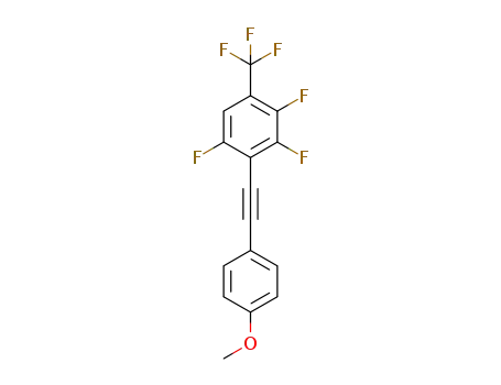 1,2,4,5-tetrafluoro-3-((4-methoxyphenyl)ethynyl)-6-(trifluoromethyl)benzene