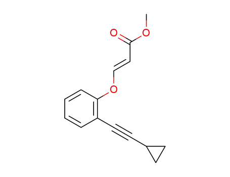 methyl (E)-3-(2-(cyclopropylethynyl)phenoxy)acrylate