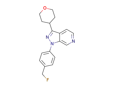 1-[4-(fluoromethyl)phenyl]-3-(oxan-4-yl)-1H-pyrazolo[3,4-c]pyridine