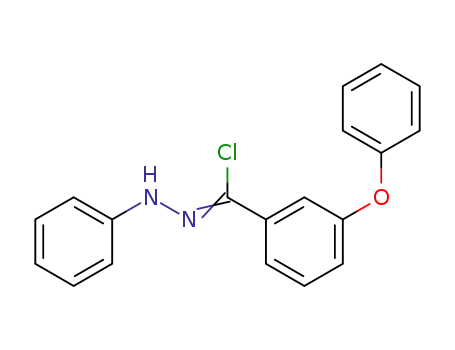 3-phenoxy-N'-phenylbenzohydrazonoyl chloride