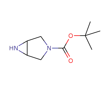 Molecular Structure of 1262407-18-0 (tert-Butyl 3,6-diazabicyclo[3.1.0]hexane-3-carboxylate)