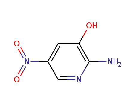 Molecular Structure of 908248-27-1 (3-Pyridinol,  2-amino-5-nitro-)