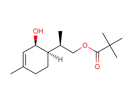 (-)-(R)-2-((1R,2S)-2-hydroxy-4-methylcyclohex-3-enyl)propyl 2,2-dimethyl propanoate