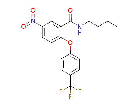 N-butyl-2-p-trifluoromethylphenoxy-5-nitrobenzamide