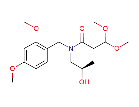 (R)-N-(2,4-dimethoxybenzyl)-N-(2-hydroxypropyl)-3,3-dimethoxypropanamide