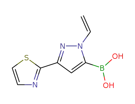 Molecular Structure of 1599475-35-0 (C<sub>8</sub>H<sub>8</sub>BN<sub>3</sub>O<sub>2</sub>S)