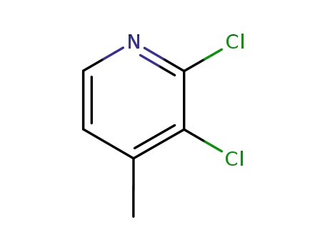 Molecular Structure of 191419-07-5 (Pyridine, 2,3-dichloro-4-methyl- (9CI))