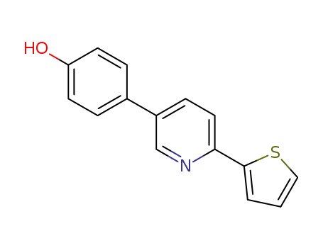 5-(4-hydroxyphenyl)-2-(2-thienyl)pyridine