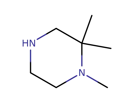 Molecular Structure of 396133-32-7 (Piperazine, 1,2,2-trimethyl- (9CI))