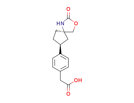 2-(4-((SR,7S)-2-oxo-3-oxa-1-azaspiro [4,4]nonan-7-yl)phenyl)acetic acid