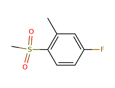 4-Fluoro-2-methyl-1-(methylsulphonyl)benzene