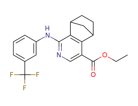 ethyl 1-{[3-(trifluoromethyl)phenyl]amino}-5,6,7,8-tetrahydro-5,8-methanoisoquinoline-4-carboxylate