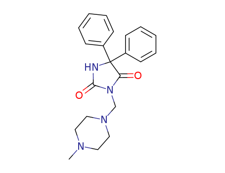 Hydantoin, 5,5-diphenyl-3-((4-methylpiperazinyl)methyl)- cas  21598-58-3