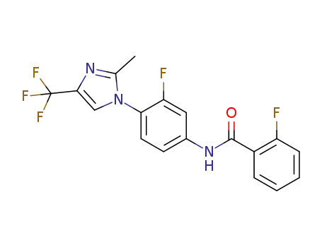 C<sub>18</sub>H<sub>12</sub>F<sub>5</sub>N<sub>3</sub>O