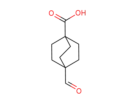 Molecular Structure of 96102-85-1 (4-ForMyl-bicyclo[2.2.2]octane-1-carboxylic acid)