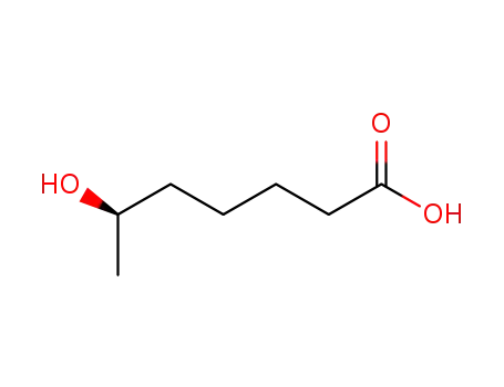 Molecular Structure of 21961-03-5 (6-Hydroxyenanthic acid)