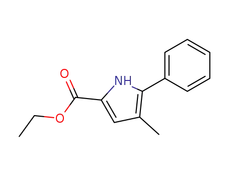 1H-Pyrrole-2-carboxylic acid, 4-methyl-5-phenyl-, ethyl ester