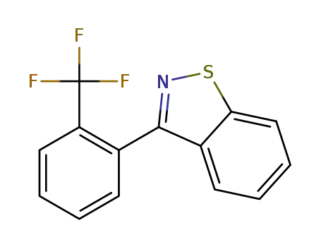 Molecular Structure of 1393880-01-7 (3-(2-trifluoromethylphenyl)benzisothiazole)
