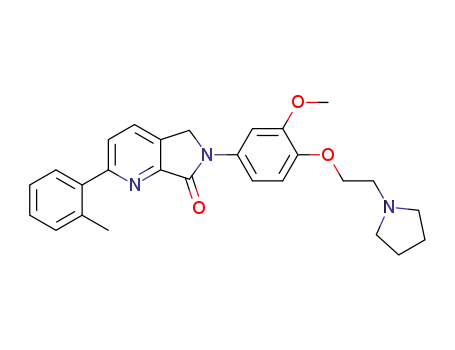Molecular Structure of 1400664-07-4 (C<sub>27</sub>H<sub>29</sub>N<sub>3</sub>O<sub>3</sub>)