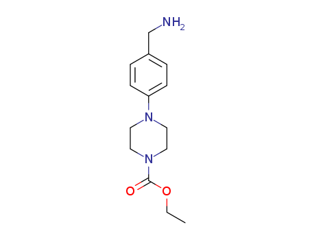 ethyl 4-(4-(aminomethyl)phenyl)piperazine-1-carboxylate