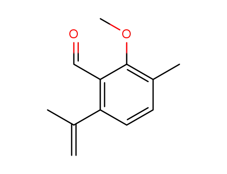 2-methoxy-3-methyl-6-(prop-1-en-2-yl)benzaldehyde