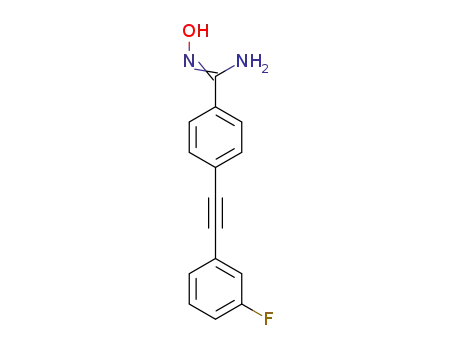 4-((3-fluorophenyl)ethvnyl)-N'-hydroxybenzimidamide