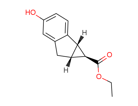 Cycloprop[a]indene-1-carboxylic acid, 1,1a,6,6a-tetrahydro-4-hydroxy-, ethyl ester, (1S,1aS,6aR)-