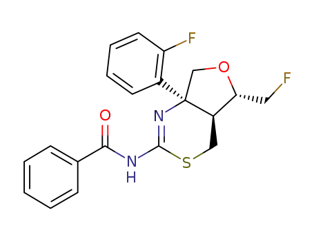 N-((4aS,5S,7aS)-5-(fluoromethyl)-7a-(2-fluorophenyl)-4a,5,7,7a-tetrahydro-4H-furo[3,4-d][1,3]thiazin-2-yl)benzamide