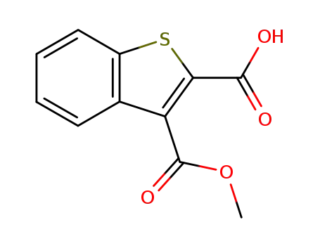 3-methoxycarbonylbenzo<b>thiophene-2-carboxylic acid
