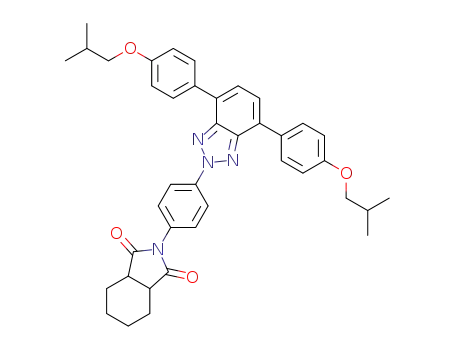 2-(4-(4,7-bis(4-isobutoxyphenyl)-2H-benzo[d][1,2,3]triazol-2-yl)phenyl)hexahydro-1H-isoindole-1,3(2H)-dione