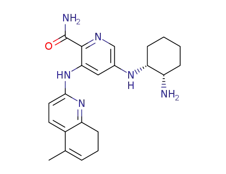 5-{[(1R,2S)-2-aminocyclohexyl]amino}-3-[(5-methyl-7,8-dihydroquinolin-2-yl)amino]pyridine-2-carboxamide