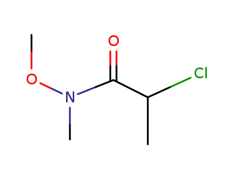 Molecular Structure of 952579-60-1 (Propanamide,  2-chloro-N-methoxy-N-methyl-)