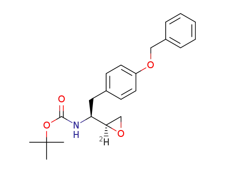 tert-butyl ((S)-2-(4-(benzyloxy)phenyl)-1-((S)-oxiran-2-yl)ethyl)carbamate-d1