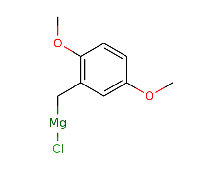 Molecular Structure of 88185-17-5 (2,5-DIMETHOXYBENZYLMAGNESIUM CHLORIDE)