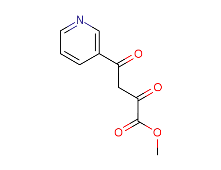 Molecular Structure of 23424-36-4 (METHYL 2,4-DIOXO-4-PYRIDIN-3-YLBUTANOATE)