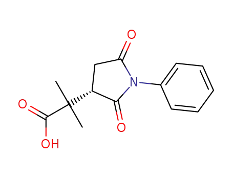 (S)-2-(2,5-dioxo-1-phenylpyrrolidin-3-yl)-2-methylpropanoic acid