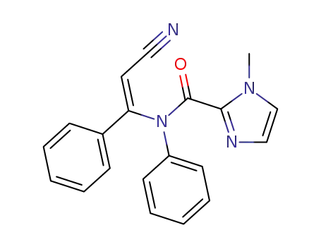 N-[(Z)-2-cyano-1-phenylethenyl]-1-methyl-N-phenyl-1H-imidazole-2-carboxamide
