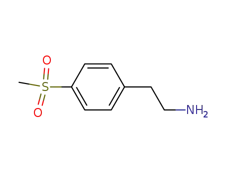 Molecular Structure of 153402-45-0 (2-(4-METHYLSULFONYL-PHENYL)-ETHYLAMINE)
