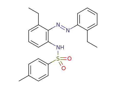 (E)-N-(3-ethyl-2-((2-ethylphenyl)diazenyl)phenyl)-4-methylbenzenesulfonamide